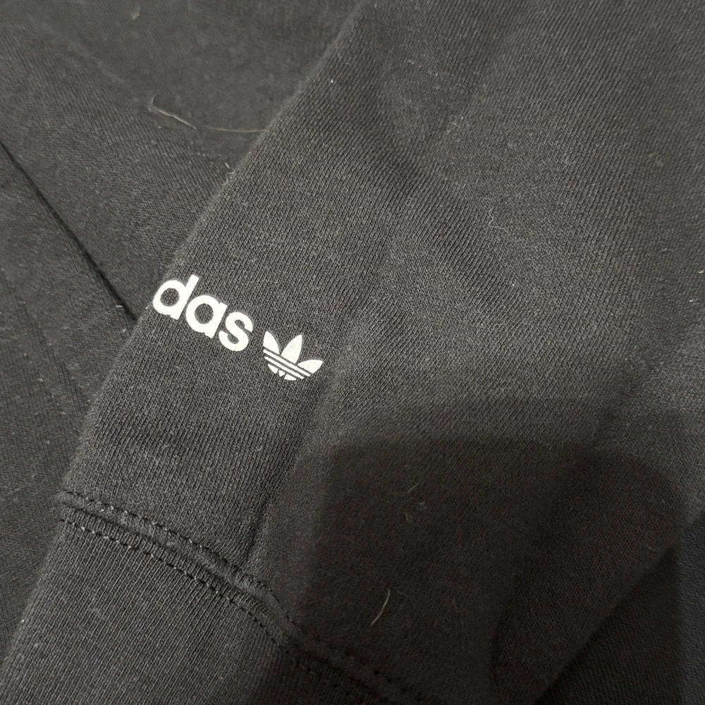 Adidas Black Hoodie with Veggie Accents men’s medium